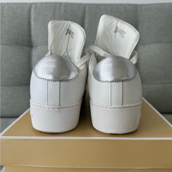 Michael Kors Mindy Leather Sneakers - Picture 2 of 4